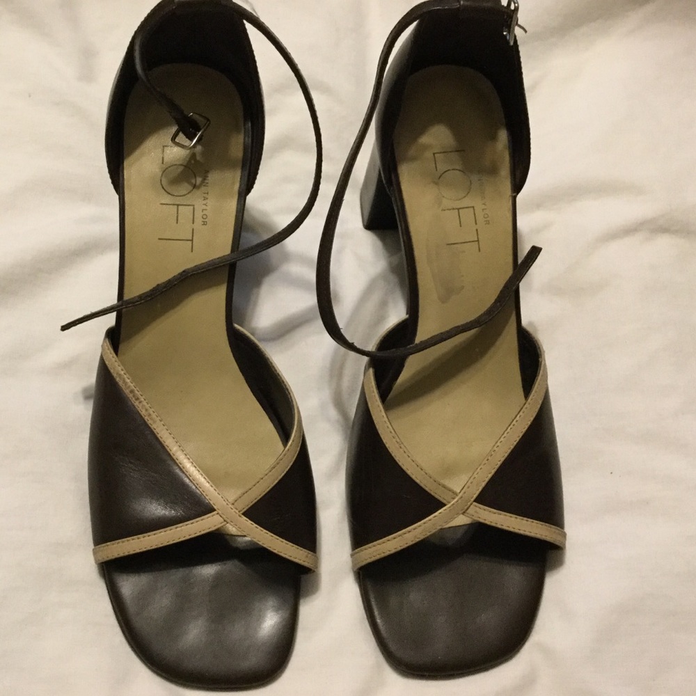 Ann Taylor Loft chunky heels